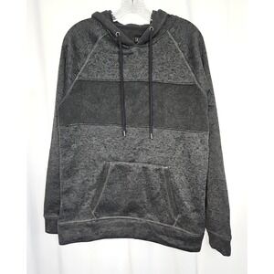 Caliville Men's Heather Gray Fleece Pullover Hoodie w/ Kangaroo Pocket Size M